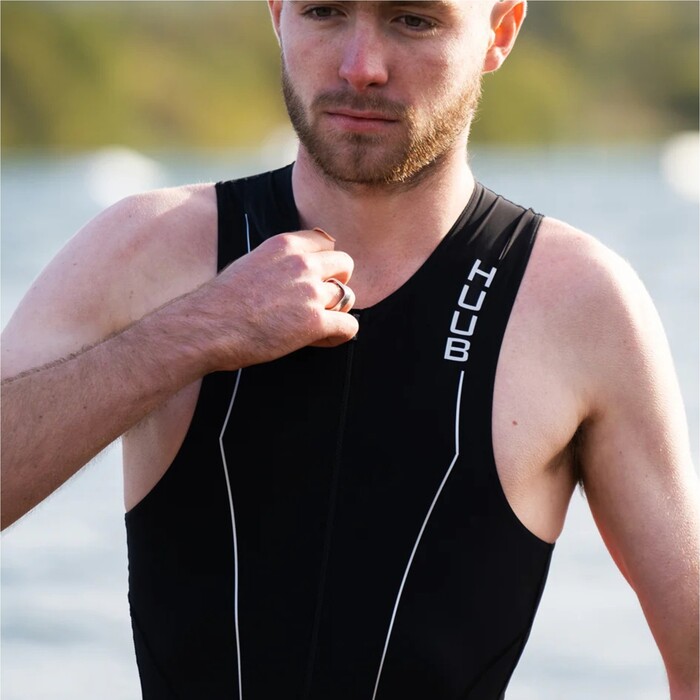 Huub Hombres Black Traje De Triatln 2024 RaceLine RCTS - / Red